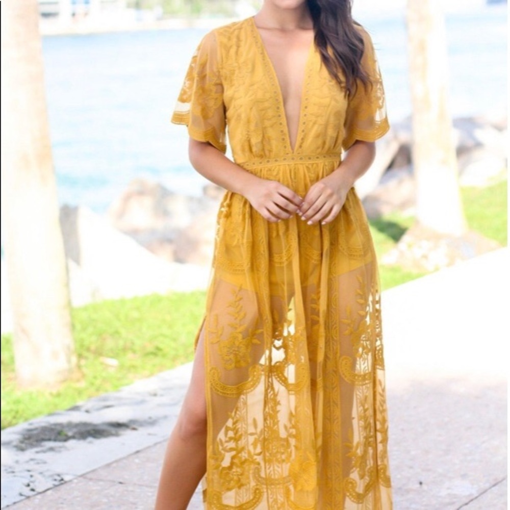 Lace Maxi romper